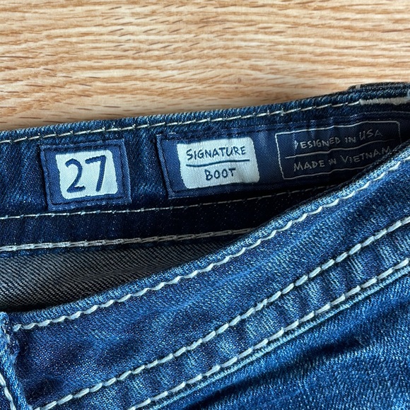 Brand New Miss Me Signature Bootcut Bling Jeans Ladies 27 - Picture 5 of 6